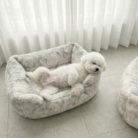 [설날특가]크레용펫 클라우드 퍼 쿠션 침대(M/L)