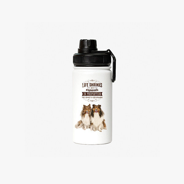 페오펫몰,반려동물 강아지 고양이 사진 그림 커스텀 주문제작 아웃도어 스포츠 보틀 (350ml)