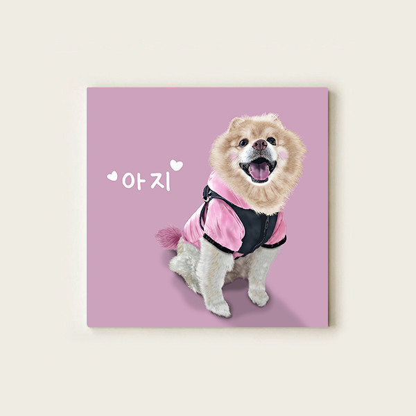 페오펫몰,반려동물 강아지 고양이 사진 그림 주문제작 캔버스 액자
