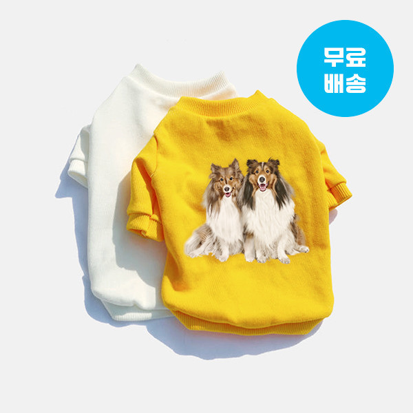 페오펫몰,반려동물 사진 그림 강아지옷 고양이옷 주문제작 반려동물 맨투맨