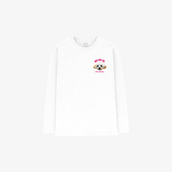 페오펫몰,[엔젤드로잉] 반려동물 강아지 고양이 사진 그림 커스텀 주문제작 긴팔티