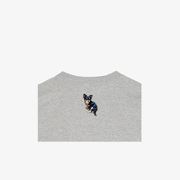 페오펫몰,[엔젤드로잉] 반려동물 강아지 고양이 사진 그림 커스텀 주문제작 긴팔티