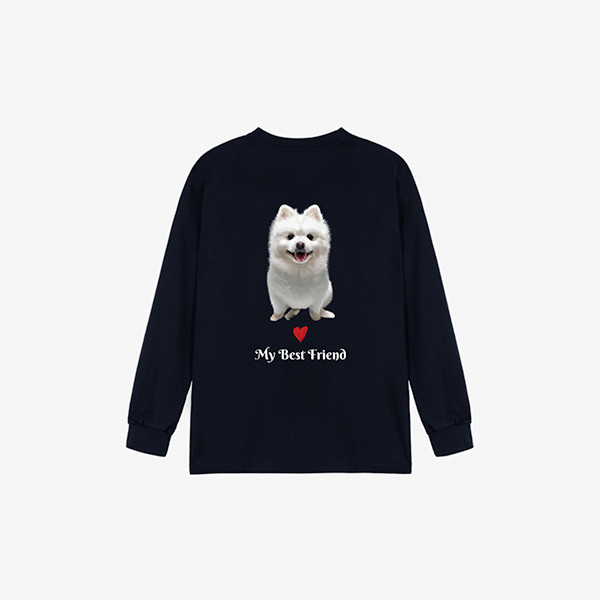 페오펫몰,[엔젤드로잉] 반려동물 강아지 고양이 사진 그림 커스텀 주문제작 시보리 긴팔티