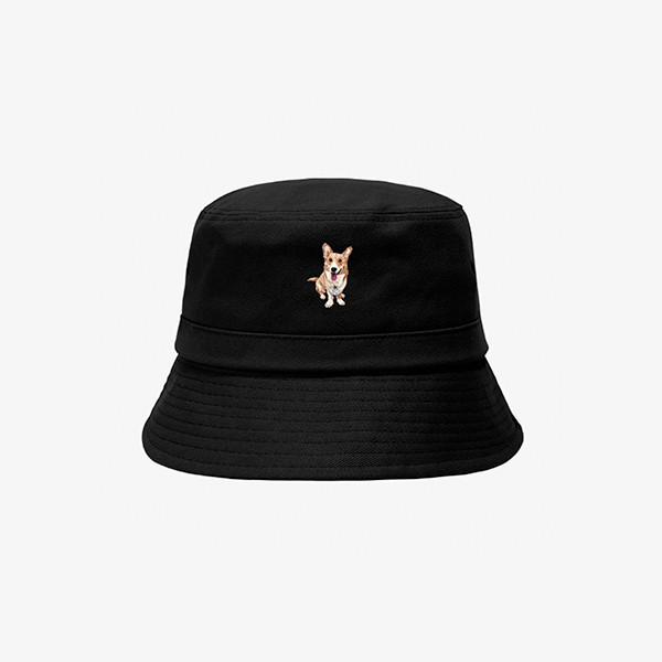 페오펫몰,[엔젤드로잉] 반려동물 강아지 고양이 사진 그림 커스텀 주문제작 버킷햇