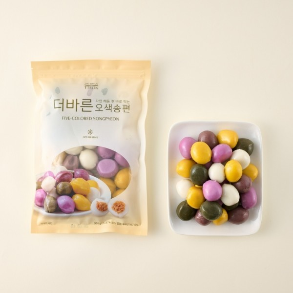 페오펫몰,[더바른떡][감사특가] 오색송편 550g