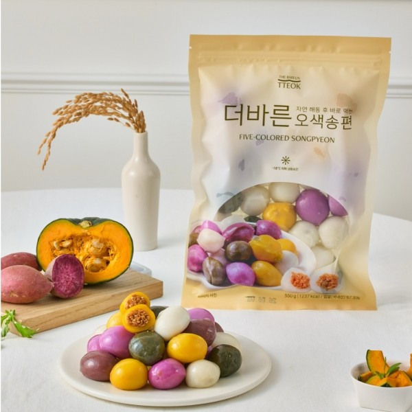 페오펫몰,[더바른떡][감사특가] 오색송편 550g
