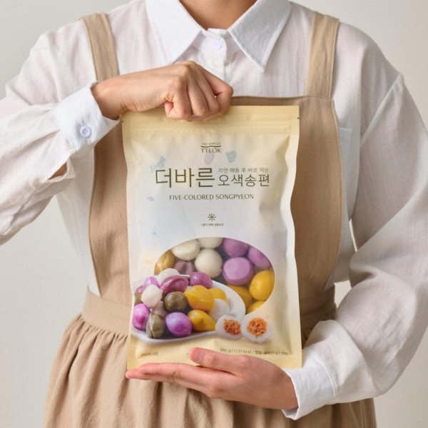 페오펫몰,[더바른떡][감사특가] 오색송편 550g