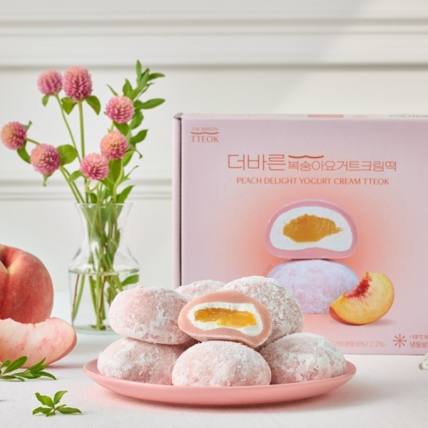 페오펫몰,[더바른떡][감사특가] 복숭아요거트크림떡 360g