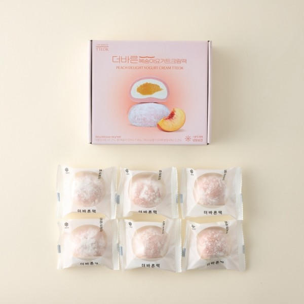 페오펫몰,[더바른떡][감사특가] 복숭아요거트크림떡 360g