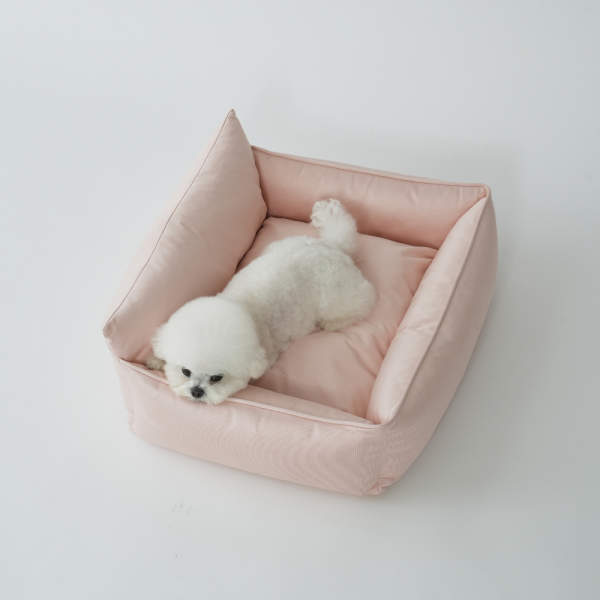 페오펫몰,[펫앤마마] 강아지 방석 쿠션 등받이 5종 (베이지/핑크/라이트그린/그레이/블루베이지) M~2XL