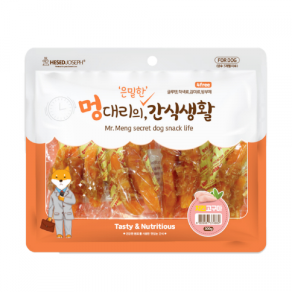 페오펫몰,[멤버십 비밀가격] [멍대리] 멍대리의 간식생활 300g [반려동물]