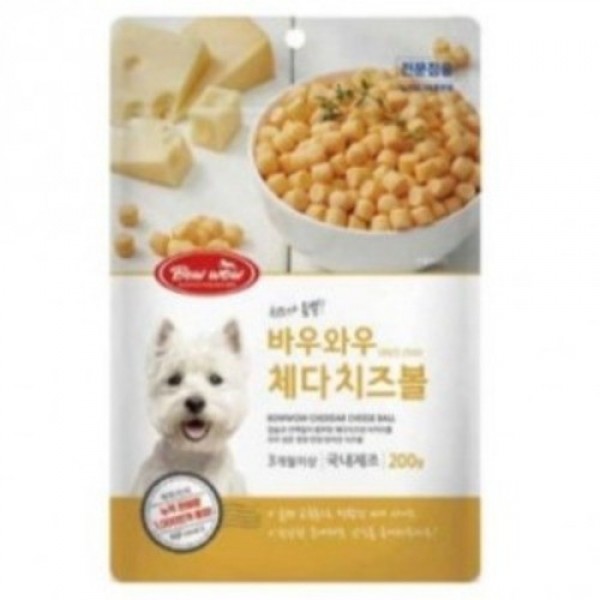 페오펫몰,[바우와우] 치즈볼 200g [반려동물]