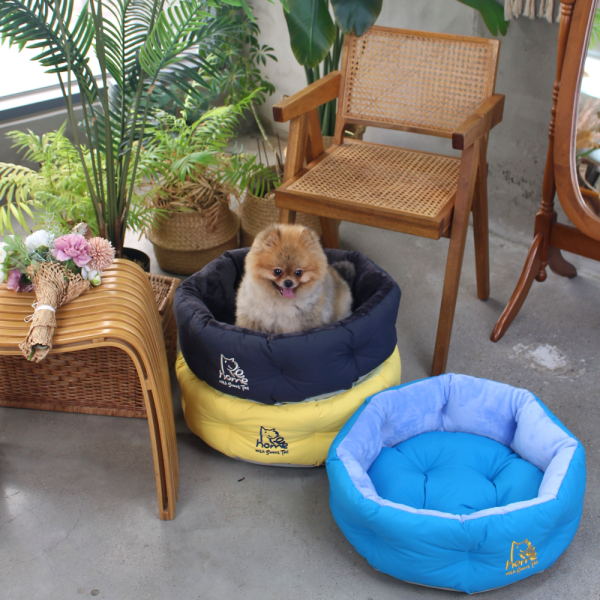 페오펫몰,[스윗테일] [설날특가] 핸드메이드 강아지하우스 팔각방석 (미디엄) [반려동물]