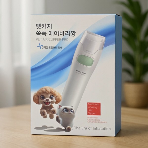 페오펫몰,[펫키지] 털 흡입 에어 바리깡 New [반려동물]