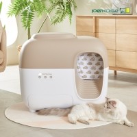 [펫키지] 스마트 고양이 자동 화장실 브라운 (냄새 제거 특허) [반려동물]