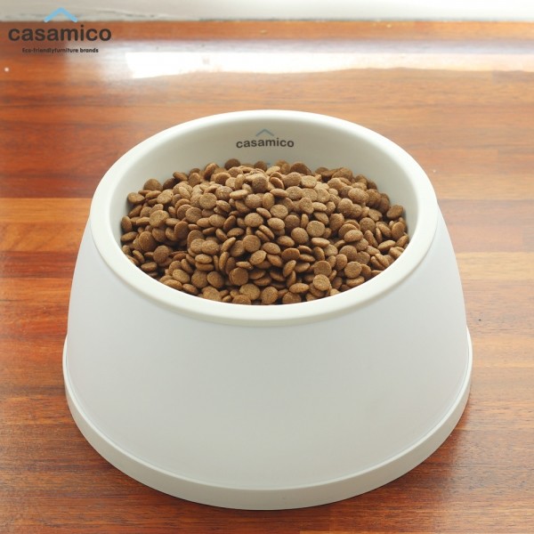 페오펫몰,까사미코 스노우볼 강아지 고양이 식기세트 (도자기그릇 포함)