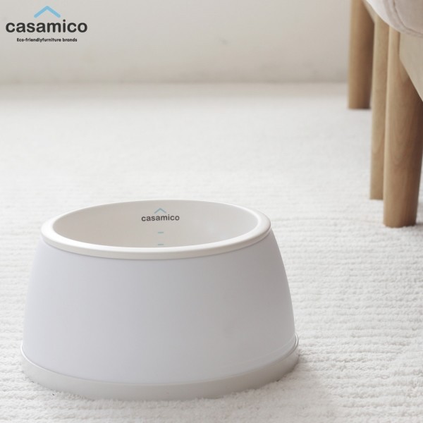 페오펫몰,까사미코 스노우볼 강아지 고양이 식기세트 (도자기그릇 포함)