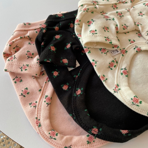 페오펫몰,보리밥 핑크 로즈 티셔츠