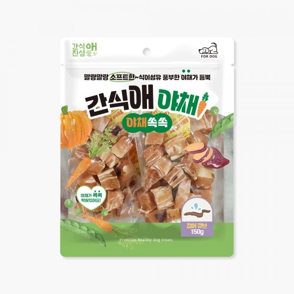 페오펫몰,레드퍼피 간식애야채 소프트 간식 (150g)