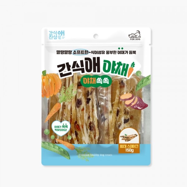 페오펫몰,레드퍼피 간식애야채 소프트 간식 (150g)