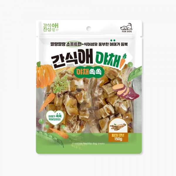 페오펫몰,레드퍼피 간식애야채 소프트 간식 (150g)