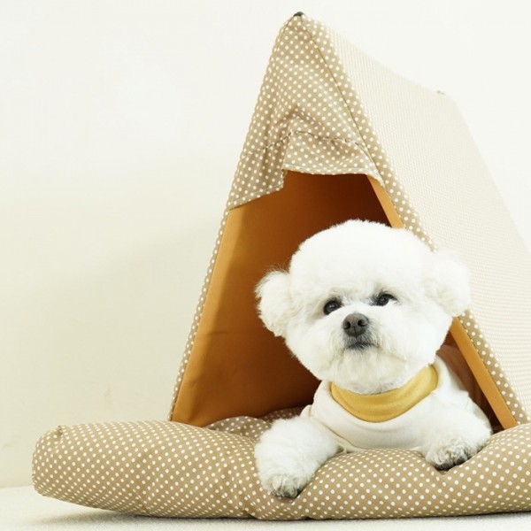 페오펫몰,레드퍼피 코제이 삼각 하우스 강아지하우스 애견하우스 강아지집 하우스 애견집 고양이하우스 텐트 애견텐트
