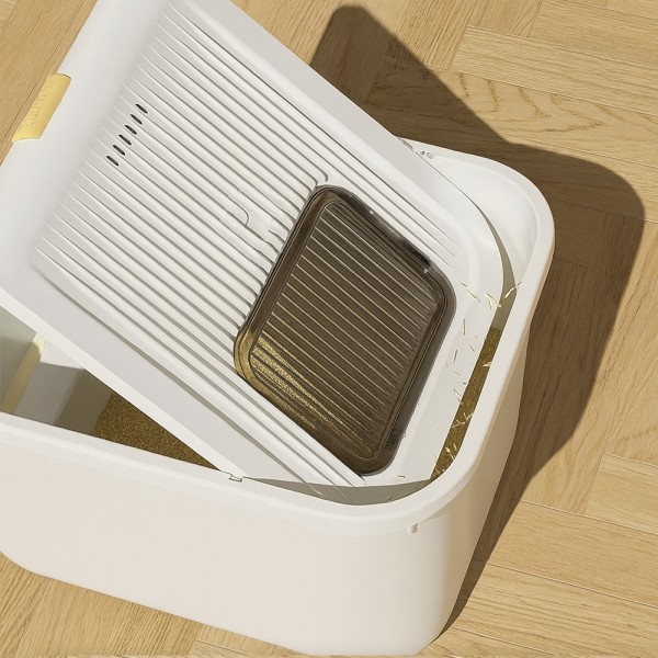 페오펫몰,레드퍼피 컨베이 고양이화장실 스텐고양이화장실 위생용품 화장실