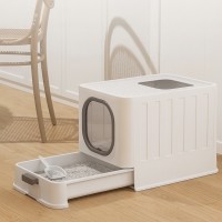 레드퍼피 알루너 고양이화장실 스텐고양이화장실 위생용품 화장실