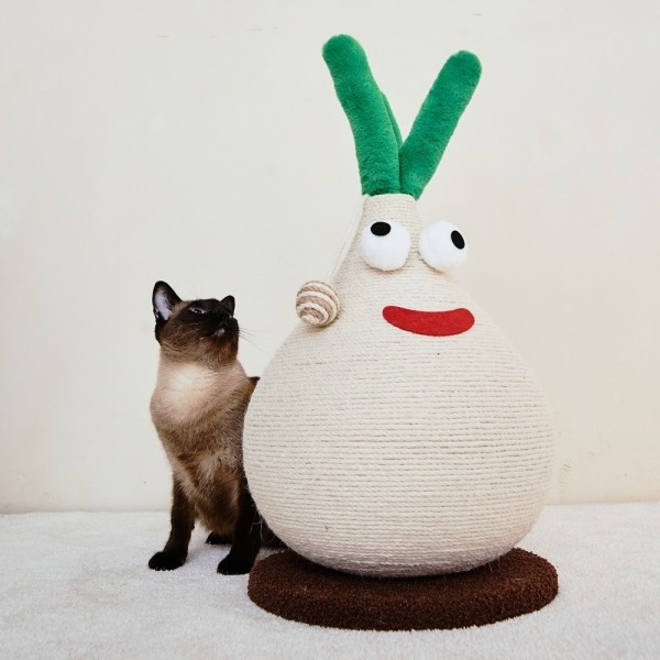 페오펫몰,레드퍼피 네코야 양파 스크래쳐 고양이하우스 고양이스크래쳐 손톱관리 스크래쳐 대형스크래쳐 고양이용품