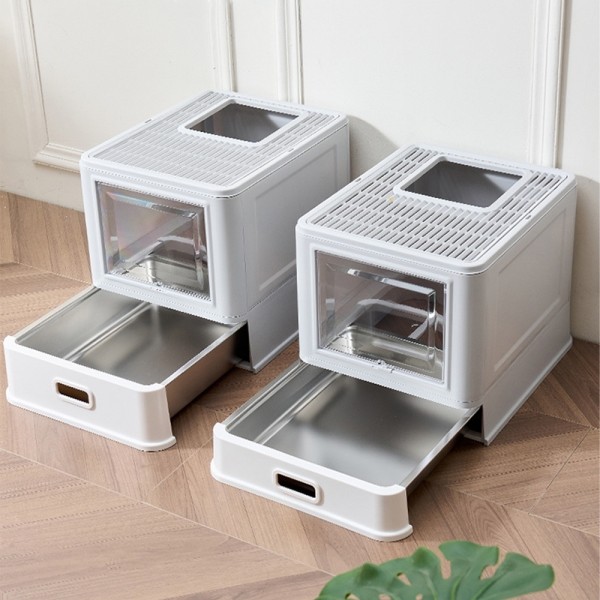 페오펫몰,레드퍼피 카오스 스텐서랍 화장실 스텐고양이화장실 위생용품 화장실