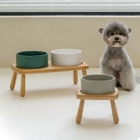 레드퍼피 뱀부 세라믹 펫식기 세트[1구,2구] 식기 애견식기 강아지식기 식기 밥통 밥그릇