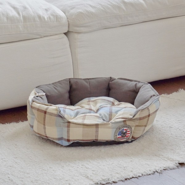 페오펫몰,레드퍼피 켄터쿠션[팔각,사각] 강아지방석 강아지침대 애견침대 여름방석 침대 시원한 유모차방석