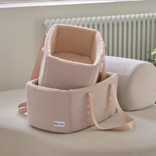 페오펫몰,레드퍼피 헤라슈 유모차쿠션(바구니형) 강아지방석 강아지침대 애견침대 여름방석 침대 시원한 유모차방석