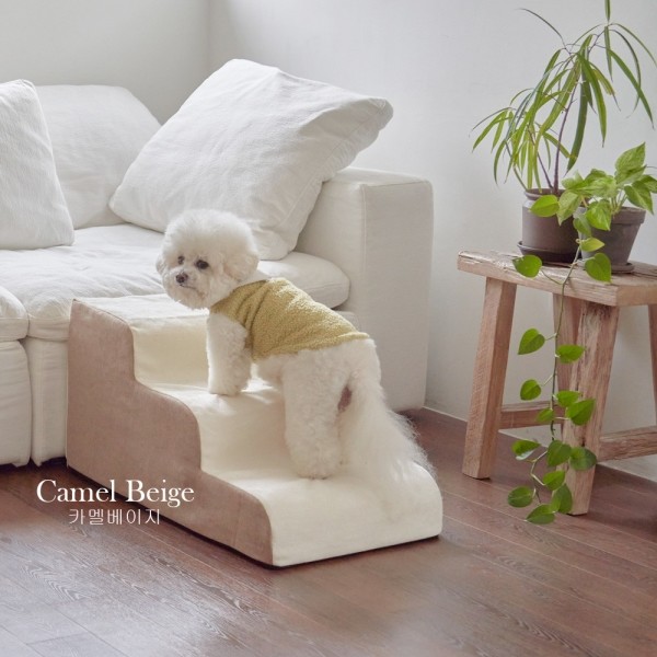 페오펫몰,레드퍼피 원마일펫스텝-3단 강아지계단 애견계단 펫스텝 계단 강아지펫스텝 애견펫스텝 방석