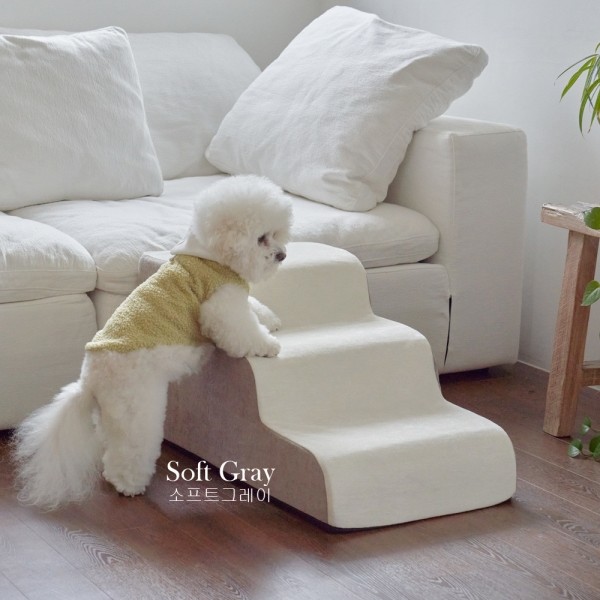 페오펫몰,레드퍼피 원마일펫스텝-3단 강아지계단 애견계단 펫스텝 계단 강아지펫스텝 애견펫스텝 방석