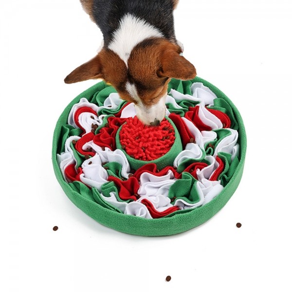 페오펫몰,레드퍼피 하이드 콩콩 노즈워크 간식볼 장난감 노즈워크 삑삑이 애견훈련 공