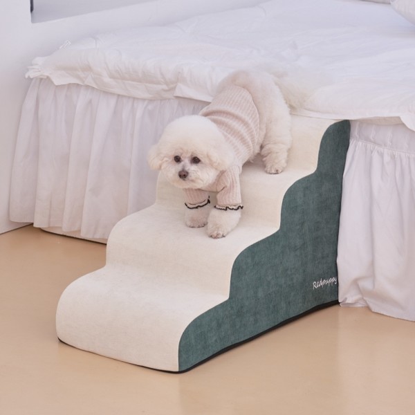 페오펫몰,레드퍼피 원마일펫스텝-4단 강아지계단 애견계단 펫스텝 계단 강아지펫스텝 애견펫스텝 방석