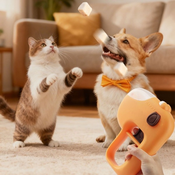 페오펫몰,레드퍼피 펫 토이건 장난감 노즈워크 삑삑이 애견훈련 공