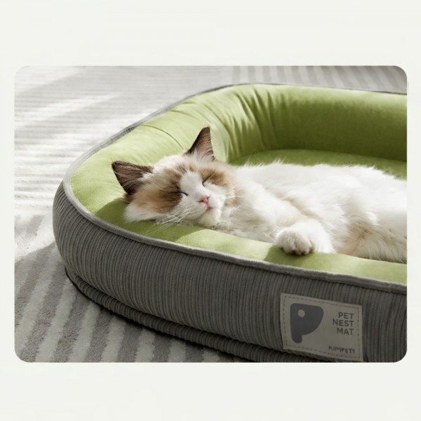 페오펫몰,레드퍼피 수아베 쿠션 강아지방석 강아지침대 애견침대 여름방석 침대 시원한 유모차방석