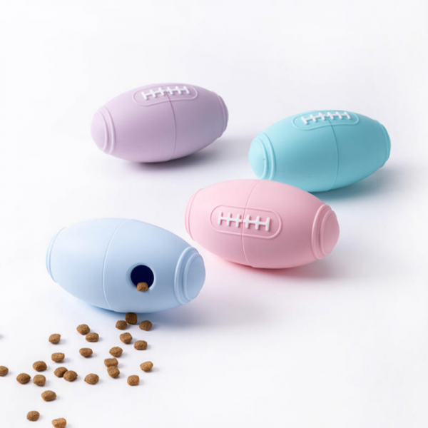 로이코 푸드그레이드 실리콘 럭비공 강아지 노즈워크 장난감 [최저가]