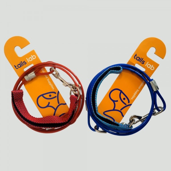 페오펫몰,튼튼한 패션 와이어 리드줄 1.5M