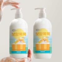 [행복특가][1+1]더보양 강아지 미네랄 머드샴푸 보양목욕 500ml 2개