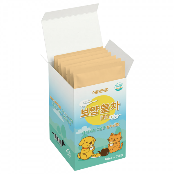 페오펫몰,더보양 강아지 고양이 보약 영양음료 보양황차 40ml x 7개