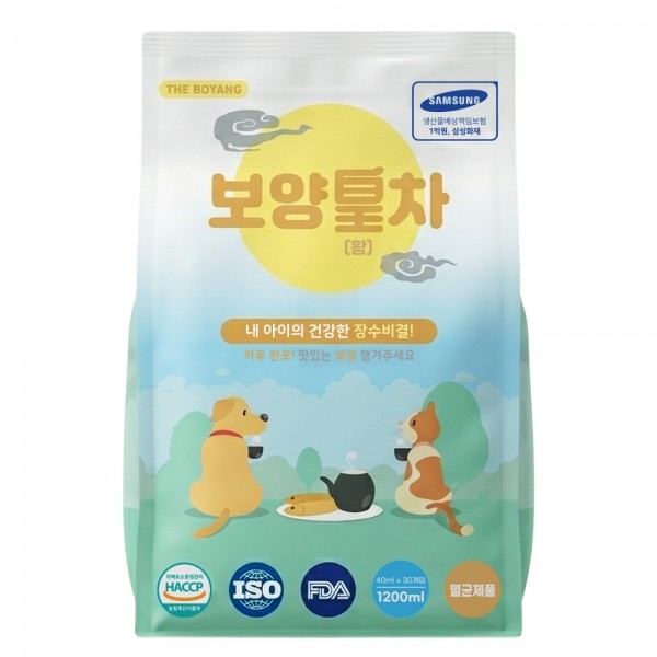 [댕캉스특가]더보양 강아지 고양이 마시는 황태 보약 영양음료 보양황차 40ml x 30개