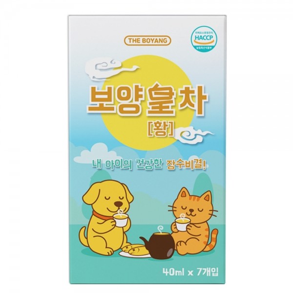 더보양 강아지 고양이 보약 영양음료 보양황차 40ml x 7개