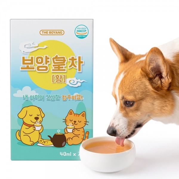 페오펫몰,더보양 강아지 고양이 보약 영양음료 보양황차 40ml x 7개