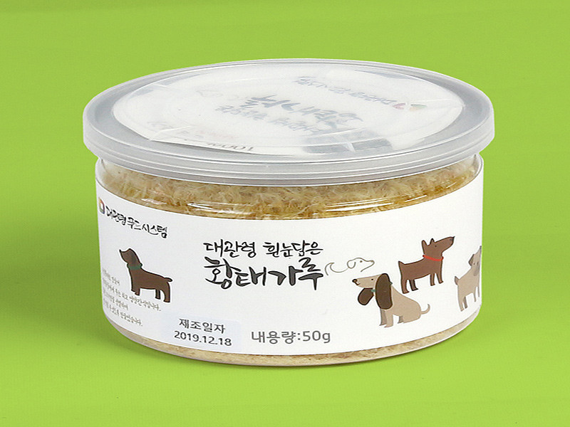 페오펫몰,반려견수제간식 대관령흰눈담은 황태가루 50g★3봉(대관령건조)