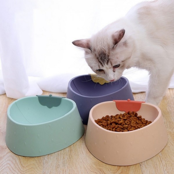 페오펫몰,[댕린이특가] 펫트너스 스트로베리 강아지 식기 고양이 밥그릇 물그릇