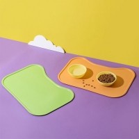 [가을맞이특가] 펫트너스 실리콘 강아지 식기 매트 고양이 밥그릇 물그릇 매트