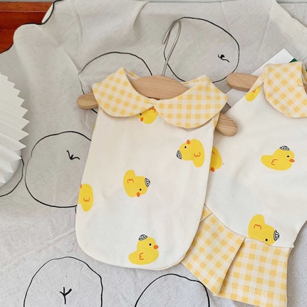 페오펫몰,병아리원피스 강아지옷 실내복 강아지명품옷 애견옷